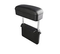 Qirc Apoyabrazos Universal consola central apoyabrazos extensor codo y antebrazo muñeca soporte ajustable altura confort Universal Almohadillas de reposabrazos (negro)