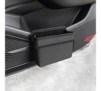 Qirc Cubo de basura plegable para puerta lateral de coche, contenedor de almacenamiento para asiento delantero y trasero, mini cubo de basura portátil para colgar en el interior, universal para SUV,