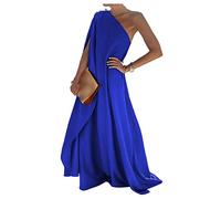 Qiribati Vestidos para Mujeres para La Boda Vestido De Envoltura De Invitado De Un Hombro Vestido Largo