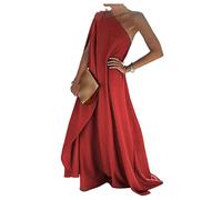 Qiribati Vestidos para Mujeres para La Boda Vestido De Envoltura De Invitado De Un Hombro Vestido Largo