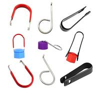 QISF 6 Piezas Extractor para Tapas de Tornillos y Tuercas | Herramientas de eliminación de Tapas de Pernos de Rueda | Pinzas para Tuercas de Rueda de Coche | Extractor de Tapas de Tuercas