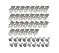 QISLANCAQON Cuchilla De Cortacésped Compatible con Husqvarna Automower | Juego de cuchillas de corte for cortacésped, máquina cortadora de acero inoxidable afilada, 18/30 Uds.(30PCS Silver)