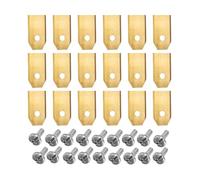 QISLANCAQON Cuchilla De Cortacésped Compatible con Husqvarna Automower | Juego de cuchillas de corte for cortacésped, máquina cortadora de acero inoxidable afilada, 18/30 Uds.(18pcs gold)
