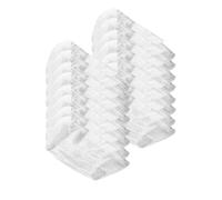 Qisnjun Cubiertas Desechables Para Escobas Con Ajuste Elástico Para Escobas Estándar, Fácil De Poner Y Quitar, Atrapa El Polvo Y Los Desechos De Mascotas, Limpieza, Color Blanco