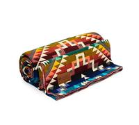 QISU Manta de Lana | Grande, Hermosa, cálida, abigarrada, Hecha a Mano en Ecuador por Artesanos Locales | 94 x 78 Pulgadas | Ultrasuave, hipoalergénica y Transpirable | Tela Que no Pica ni Raya