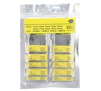 Qiterr 【 】 Kit de reparación de Reloj, 500 Piezas/Paquete Junta tórica Sello de Goma Cubierta Posterior del Reloj Juntas de Sello Herramienta de reparación del Reloj(0.8)