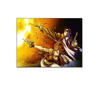 QITEX Anime Black Lagoon Poster Revy Art Deco Painting Home Decor Bedroom Wall Decor Premium Canvas Poster Canvas Painting Posters 50x70cm Sin marco