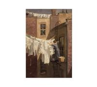 QITJSGD Póster de lienzo con texto en inglés "A Woman's Work" para decoración de dormitorio, oficina, habitación, regalo, 50 x 75 cm