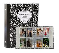 QiuchenYH Álbum de fotos A5 con 25 páginas interiores de 3 pulgadas, fundas para álbum de fotos Kpop, soporte para tarjetas de fotos, libro de colección para fotos, fotos, tarjetas, almacenamiento,