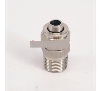 Qiuck Fit Hose O.DxI.D 10x8mm-1/8" Male 304 Stainless Steel Hex Quick Joint Fitting Quick Connector