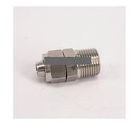 Qiuck Fit Hose O.DxI.D 6x4mm-1/8" Male 304 Stainless Steel Hex Quick Joint Fitting Quick Connector