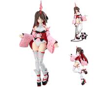 Qiufman 30MS SIS-N00-Shuremi Figura Anime 15 cm Mecha Musume Figura de Acción Maqueta Anime Girls Intercambiable Estatua Navidad Decoración Regalo