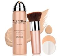 QIUFSSE Base de maquillaje con aerógrafo, base de maquillaje impecable para mujeres mayores, adolescentes, piel madura y medieval, cubierta modular ligera e hidratante para suavidad