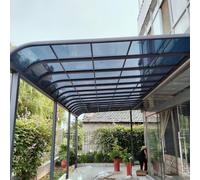 QIUHTR Divisores de Techo policarbonato 2mm Espesor para Paneles de Invernadero fáciles de Cortar Adecuados para Patios y particiones.(Blauw,60x200cm)