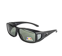 QIULAO Gafas anti-polen Gafas de sol, Gafas de sol polarizadas para miopía, Antigoteo, A prueba de polvo, Gafas de seguridad adecuadas para hombres y mujeres adultos, Gafas de miopía de montura grande