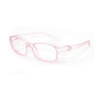 QIULAO Gafas Anti-Polen Infantiles, Espejo de Polen Sellado Todo Incluido, Anti-Viento, Arena, Polvo, gotitas, Anti-Niebla, luz Anti-Azul, Adecuado para Gafas de Seguridad para niños (Color : Pink)