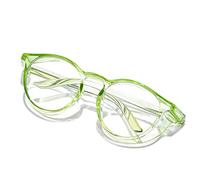 QIULAO Gafas Anti-Polen, Marco Redondo y Gafas Blandas de Silicona TR TR, Anti-Niebla, Anti-Azul, Anti-Gota, Resistente al Polvo, Anti-Ultravioleta, Adecuado para Gafas usadas por Hombres y Mujeres