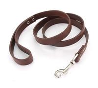 QIUMING 1 Uds Correa para Perro de Cuero de Color sólido Correas de Entrenamiento para Caminar para Mascotas para Perros pequeños medianos Grandes Gato en Collar y arnés 120cm