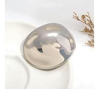 QIUMING 2 broches de Moda para Mujer de Greatera, con alfileres de Metal Redondos plegados Irregulares, Color Dorado y Plateado, Accesorios de joyería para Fiesta, Regalo.