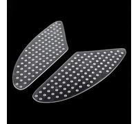 QIUMING 2 piezas Adhesivo protección goma depósito moto Adhesivo para tapa de depósito de combustible Protector Universal de La Almohadilla del Tanque de La Motociclet para Motocicleta (Transparencia)