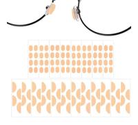 QIUMING almohadillas de nariz autoadhesivas Almohadillas de nariz para lentes Almohadilla de Nariz Adhesiva de Antideslizante para Gafas y Gafas de Sol (color de piel)