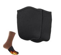 QIUMING Calentadores de Dedos de Neopreno Calentador de Pies Dedo Dividido Calentadores Dedos para Acampar en Invierno, Senderismo, Correr, baño de Hielo, esquí (Negro, Talla única)