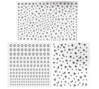 QIUMING espárrago nariz no penetrante Piercings Pegatinas De Labios Falsos Acrílico piercing de nariz falso Adecuado para cosplay, carnaval, fiesta festiva y todos los días (Plata, estilo 1)