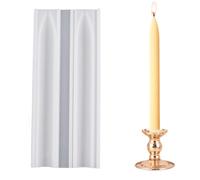 QIUMING molde de silicona para velas largas Molde Giratorio para Velas Molde de Vela Giratorio en Espiral Fácil de desmontar para Hacer Cena a la Luz de las Velas Decoración del Hogar (suave)