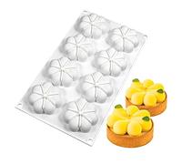 QIUMING Moldes Para Donut Silicona Moldes de Silicona para Rosquillas Bizcochos de Silicona Reutilizables para Repostería diseño de flores Antiadherentes Para Galletas Rosquillas Magdalenas (A)