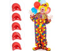 QIUMING nariz payaso narices de payaso nariz de payaso narices payaso Material plástico Con cuerda elástica Adecuado para carnaval, fiesta de cumpleaños, diversas fiestas de Halloween (PVC, 8)