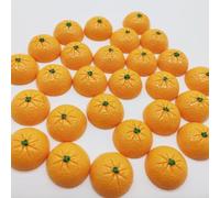 QIUMING Simulación Frutas Artificiales Decorativas Frutas Artificiales De SimulacióN De Frutas Frutas de Artificiales para artesanías de Bricolaje, Mini decoración de casa (27, Naranjas)