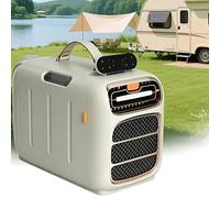 QIUNAOZI Aire Acondicionado portátil para Camping, Unidad de Aire Acondicionado para Tiendas, Ajuste de Temperatura 16 a 32 °C, 140 pies Cuadrados, para doméstico y Exterior Onlycold