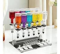 QIUNAOZI Dispensador de Perfume Manual de Escritorio, Bomba rotativa de Doble válvula, caudal Ajustable, medición precisa, fácil dispensación, Apto para perfumes y Bebidas alcohólicas