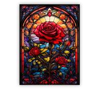 QIUQI Pintura Diamante, Diamond Painting Adultos, Dibujos con Diamantes, Pintar con Diamantes para Decoración de Pared del Hogar (30 x 40 cm)