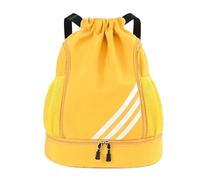 QIUSHIBO Mochila Cuerdas Mochila Oxford for estudiantes, portátil, con cordón, impermeable, for deportes de equitación, organizador ropa y zapatos