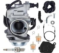 Qiuwanzia TRX350 carburador kit para Honda Foreman 400 450 Fourtrax 300 350 TRX350TM TRX350TE TRX350ES TRX350FE TRX300 ATV de 4 tiempos TRX 450 TRX450ES TRX450FE TRX450FM Piezas TRX450FW TRX450S