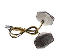 qiuxiaoaa Motocicleta LED Flush Mount Indicador de señal Intermitente Intermitente para Suzuki GSXR 600 Señal de Giro Lateral Ámbar