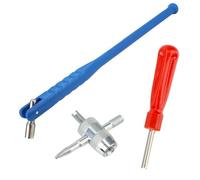 QIUYMGFG Cassettes Y PiñOnes para Cassette Extractor de válvula de neumático de Coche y Motocicleta, Herramienta de reparación práctica de Metal, instalador Cassette para Bicicleta
