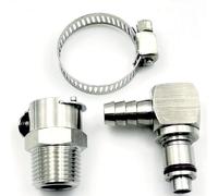 QIUYMGFG Conector metálico de liberación rápida para Bomba de Combustible Compatible con BMW R1200GS ADV R1200RT S1000RR K1200R K1300R K1600GTL HP4 Rninet(K8-YT516)