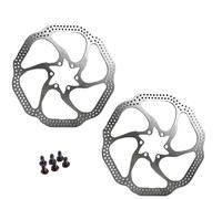 QIUYMGFG Disco de Freno de Bicicleta de Rotor de 2 Piezas MTB 160mm 180mm 203mm Apto para Freno de Rotor Sram Pieza de Freno hidráulico de Bicicleta(HS1 180-180mm)