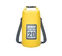 QIUYMGFG Dry Bag Bolsa Seca Impermeable de PVC para Deportes al Aire Libre, Bolsa de Almacenamiento para Canoa, Kayak, Rafting, natación, Kit de Viaje, Mochila Mochila Impermeable para(Yellow,20L)