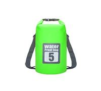 QIUYMGFG Dry Bag Bolsa Seca Impermeable de PVC para Deportes al Aire Libre, Bolsa de Almacenamiento para Canoa, Kayak, Rafting, natación, Kit de Viaje, Mochila Mochila Impermeable para(Green,5L)