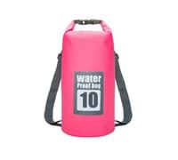 QIUYMGFG Dry Bag Bolsa Seca Impermeable de PVC para Deportes al Aire Libre, Bolsa de Almacenamiento para Canoa, Kayak, Rafting, natación, Kit de Viaje, Mochila Mochila Impermeable para(Pink,10L)