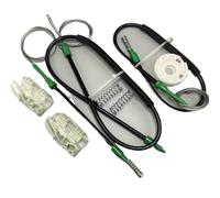 QIUYMGFG Elevalunas Ajuste para Land Freelander 4X4 96-06 KIT de reparación de puerta de regulador de ventanilla delantera izquierda Regulador de la ventana trasera