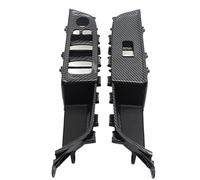QIUYMGFG Embellecedor de la cubierta del interruptor del elevalunas del panel de la manija de la puerta del coche, compatible con BMW Serie 6 GT G32 2017-2022 51417466309(Front 2PCS-Carbon)
