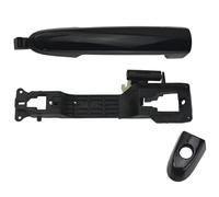 QIUYMGFG Manilla Tirador Lateral Manija de puerta exterior Manija exterior de puerta para automóvil, compatible con 320 (delantera, trasera, izquierda, derecha). Fácil instalación.(Black rear left)