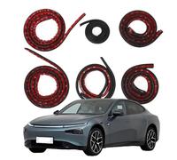 QIUYU2024 Kit de Sellado insonorizado para Puertas de Coche para Xpeng P7 2022-2025, Tira de Sellado de Goma para Reducir el Ruido del Viento y Las Corrientes de Aire
