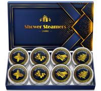 Qivatex Vaporizadores de Ducha Artesanales, Regalos para Hombres 8 Fizzies de Aromaterapia para Relajación en el Hogar Regalos de Cumpleaños