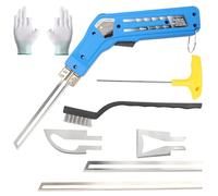 Qivine 300W de Cortador de Espuma, Eléctrico Cortadora Poliestireno con 4 Cuchillas Nichrom, 50-600℃ Cuchillo Termico de Plástico Caliente para Caucho, Tela, Esponja