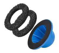 Qivine Amoladora de Cubos de Aluminio Interior 90 mm Exterior 150 mm | Lijadora de Cubo de Rueda, Abrasivo Ollas de Disco de Limpieza para Coche, Cambio de Neumáticos